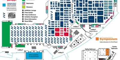 Карта Далас і канферэнц-цэнтр