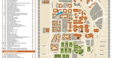 Універсітэт Тэхаса ў Даласе карце